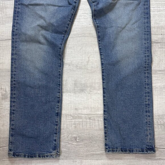 Polo Ralph Lauren Men’s Varick Slim Straight Distressed Jeans Blue Size 34x32 - Picture 2 of 7